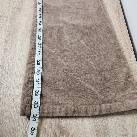 𝅺VINTAGE 90s Bongo Velvet Flare Pants Mid- rise - Picture 7 of 7